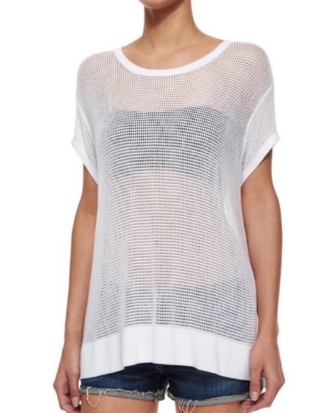 Rag & Bone Jean Odette Mesh
Tee
